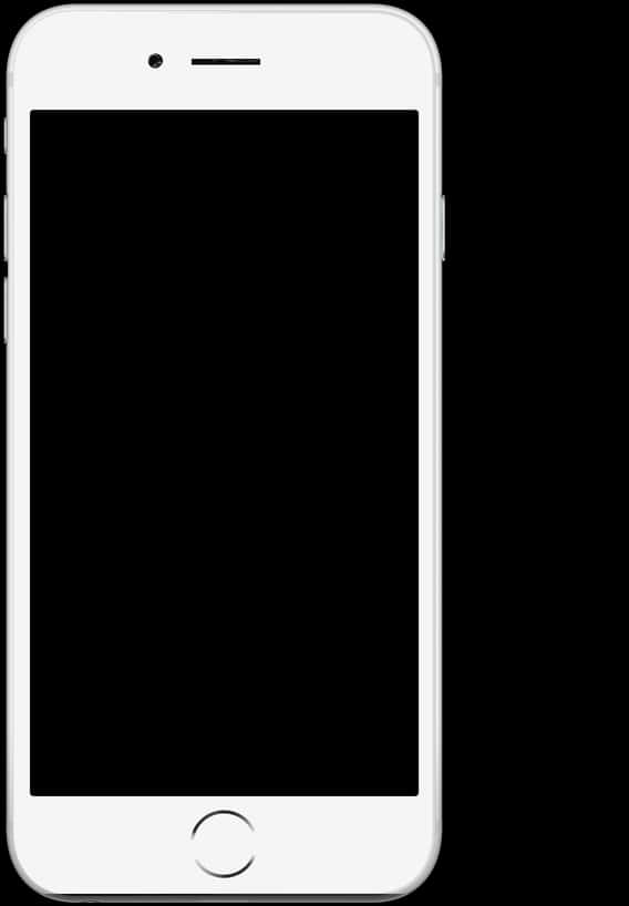 Modern Smartphone Blank Screen PNG image