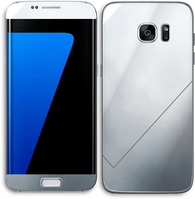 Modern Smartphone Front Back View PNG image