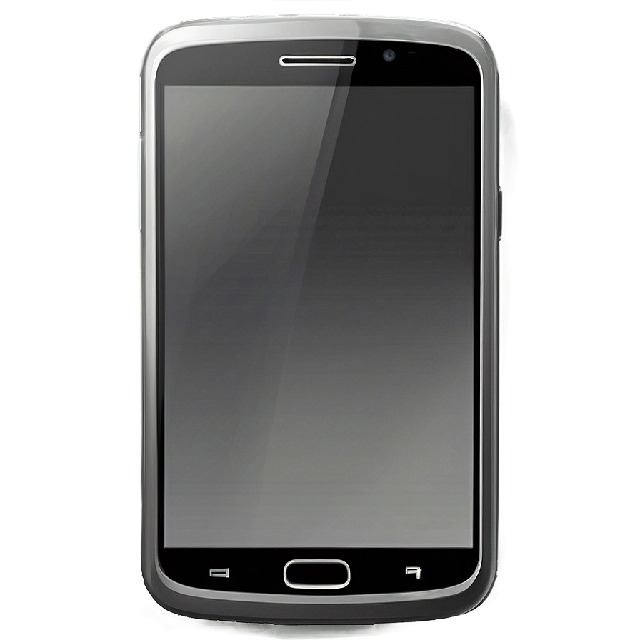 Modern Smartphone Outline Png Kpl PNG image