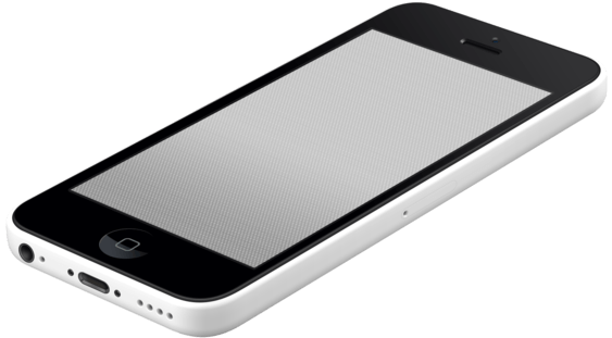 Modern Smartphoneon Gray Background PNG image