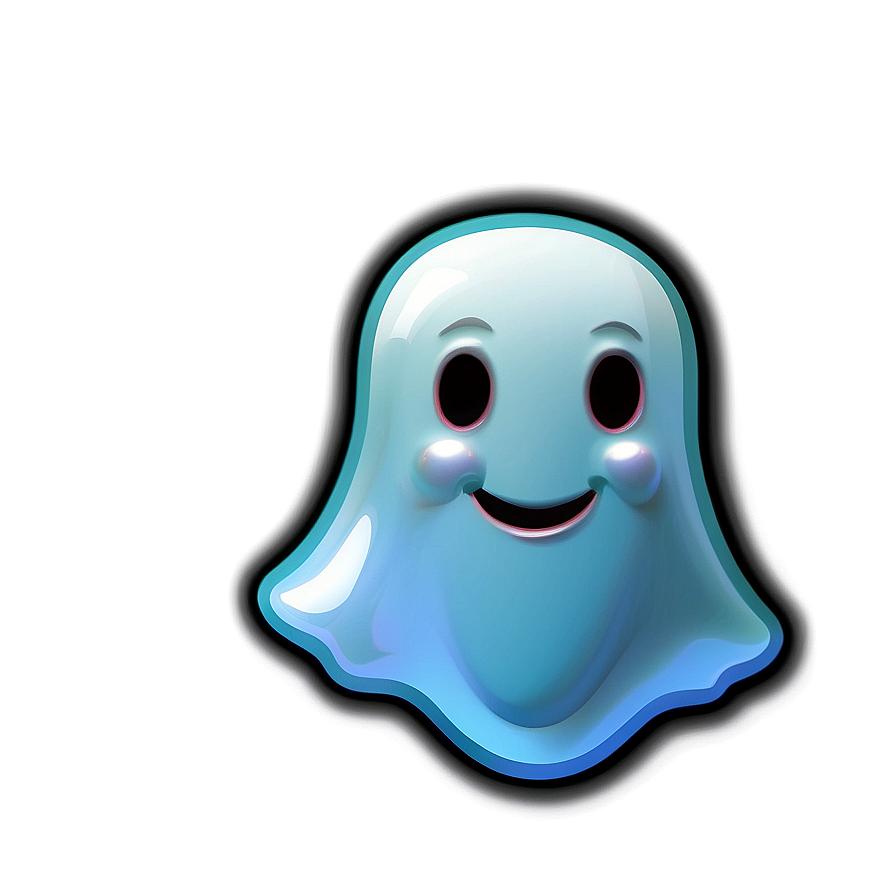 Modern Snapchat Ghost Png 4 PNG image