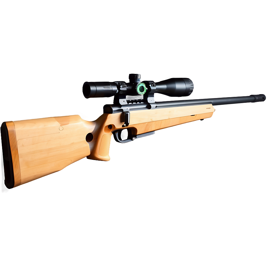 Modern Sniper Rifle For Hunting Png Vyo34 PNG image