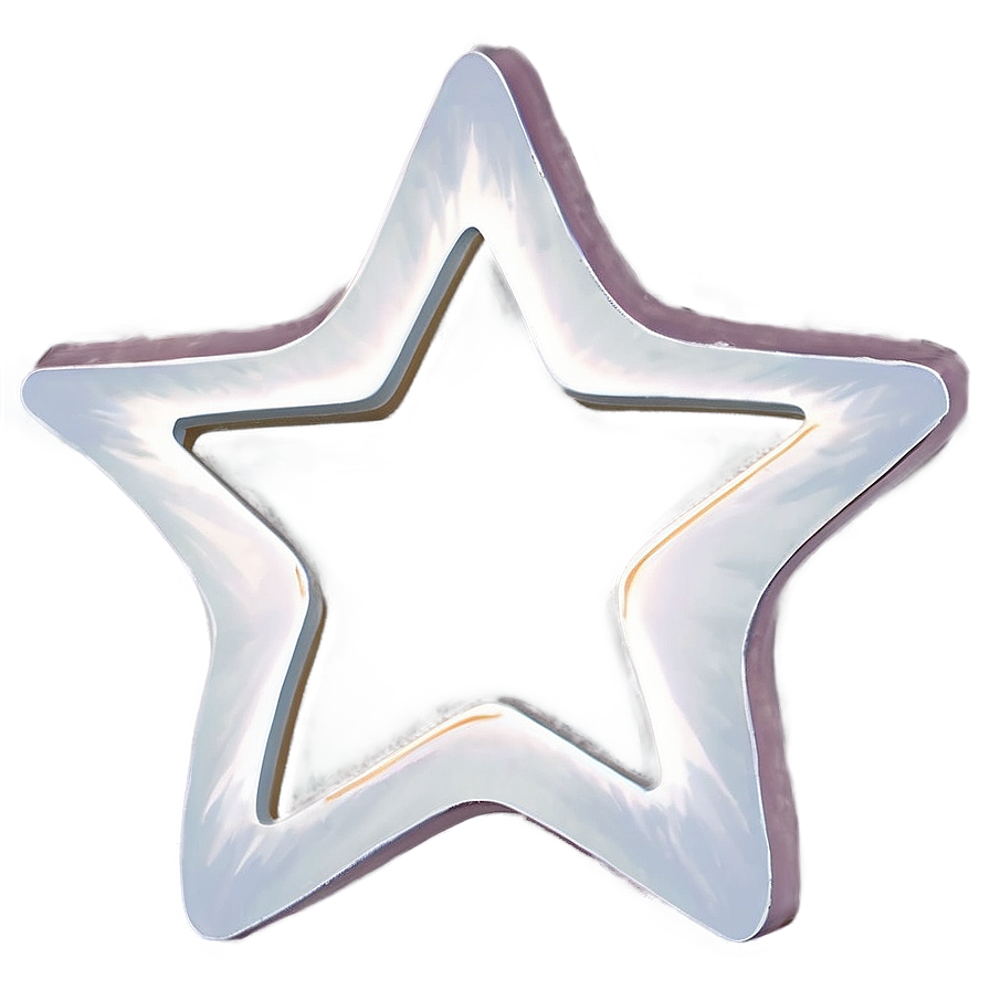 Modern Star Outline Png Ker31 PNG image