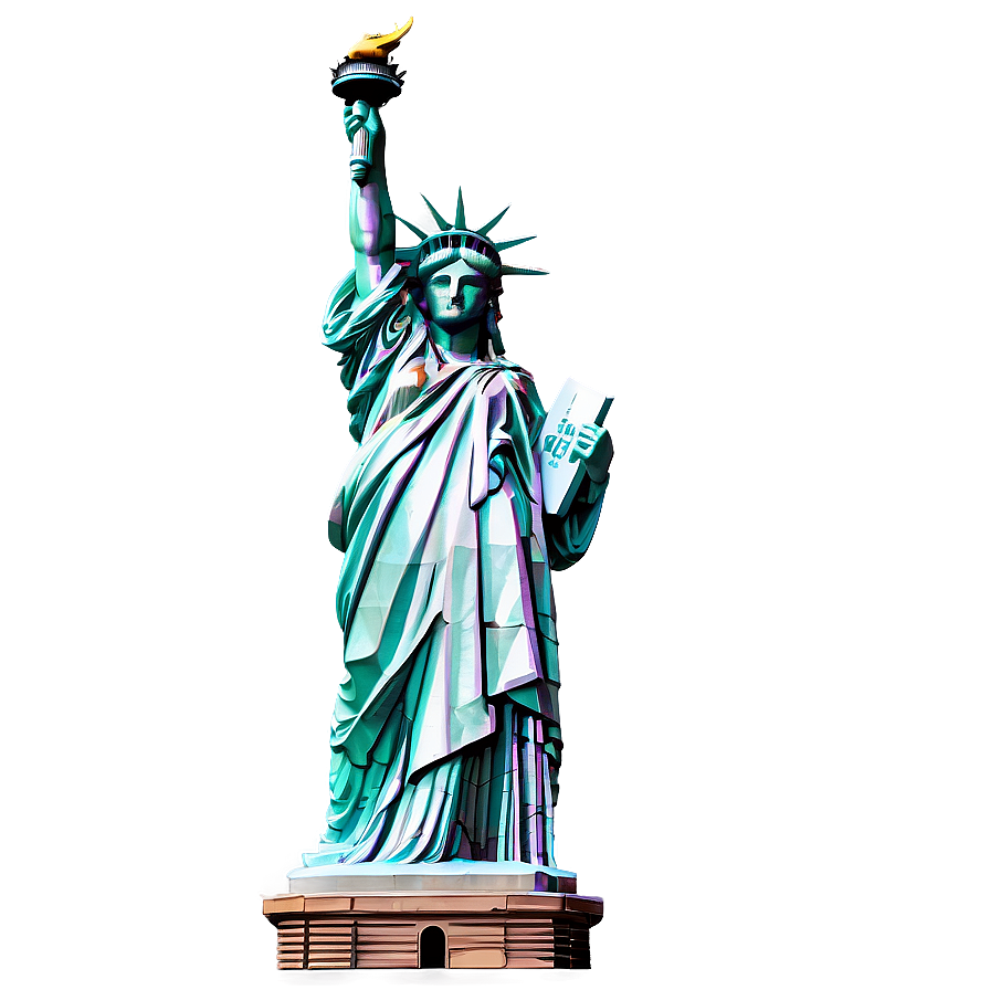 Modern Statue Of Liberty Graphic Png Vgr PNG image