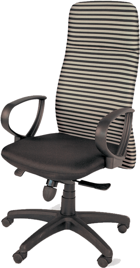 Modern Striped Office Chair.png PNG image