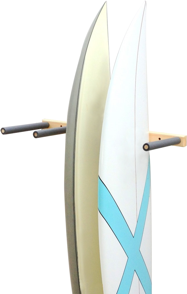 Modern Surfboardswith Fins PNG image