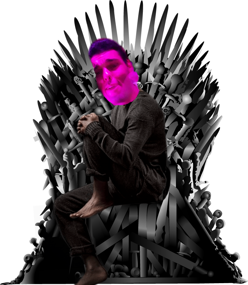Modern Throne Sitter PNG image