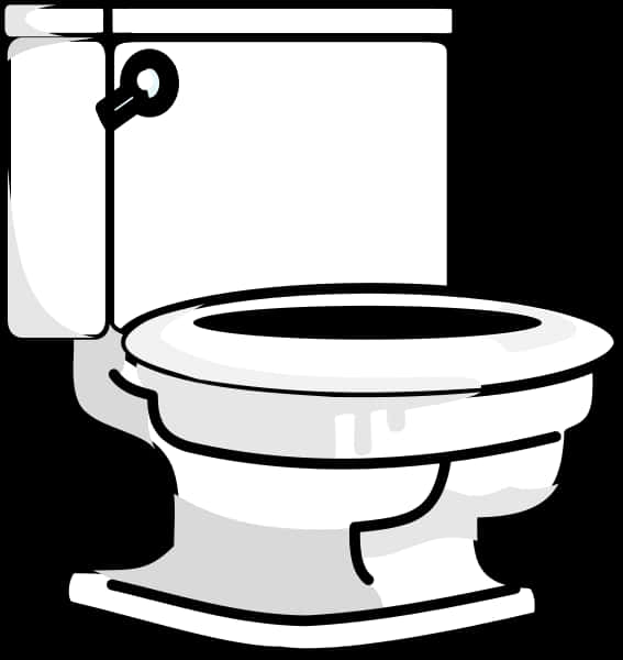 Modern Toilet Vector Illustration PNG image