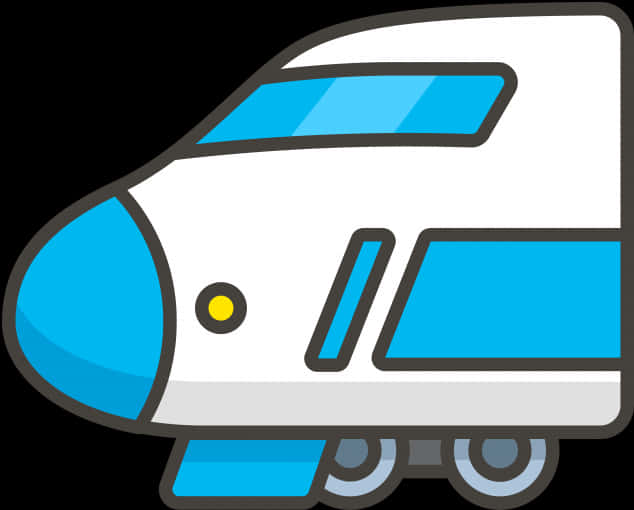 Modern Train Illustration PNG image