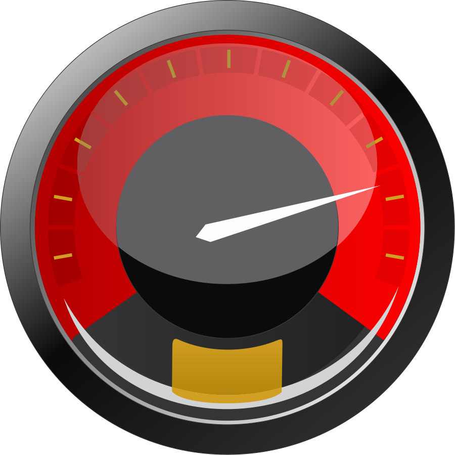 Modern Vehicle Speedometer Illustration PNG image