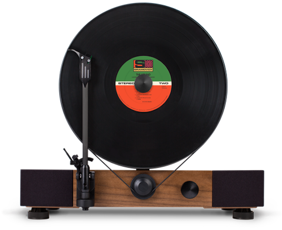 Modern Vinyl Record Player PNG image