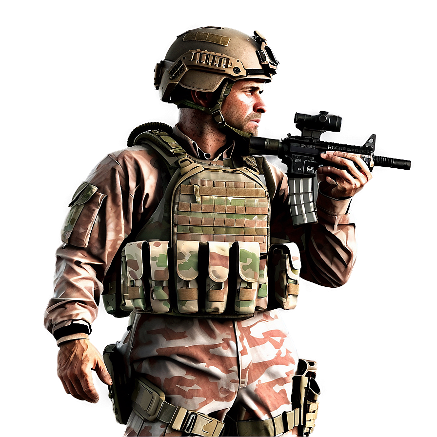 Modern Warfare Soldier Png Mge54 PNG image