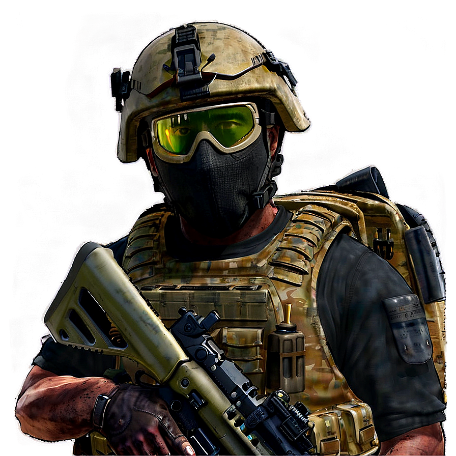 Modern Warfare Soldiers Png 06122024 PNG image