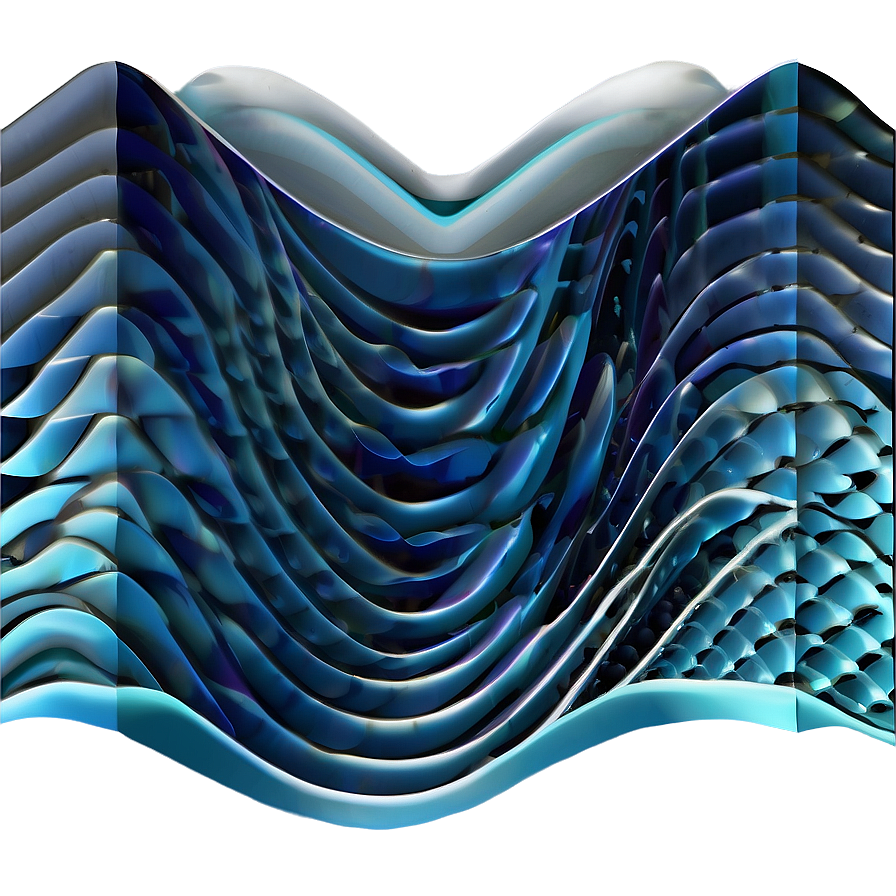 Modern Wave Pattern Png 06272024 PNG image