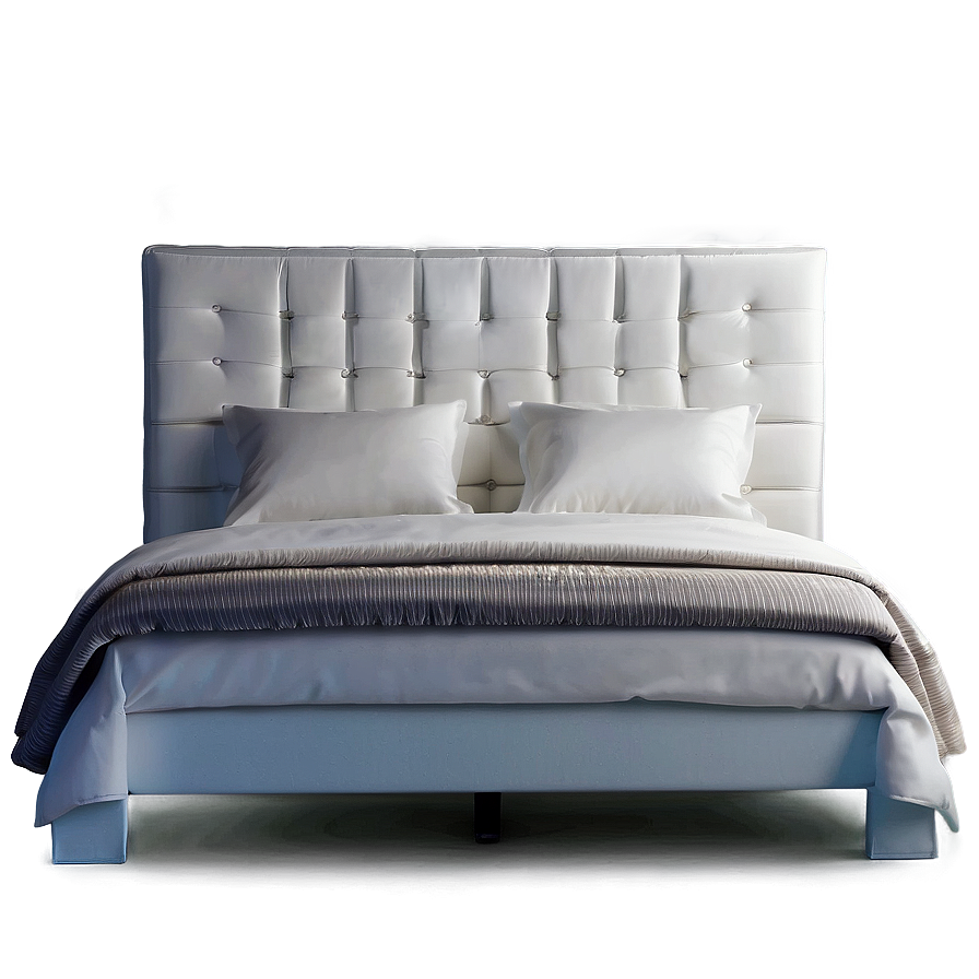 Modern White Bed Design Png Rfc96 PNG image