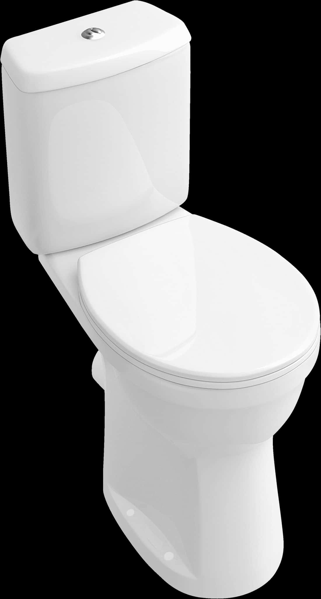 Modern White Ceramic Toilet PNG image