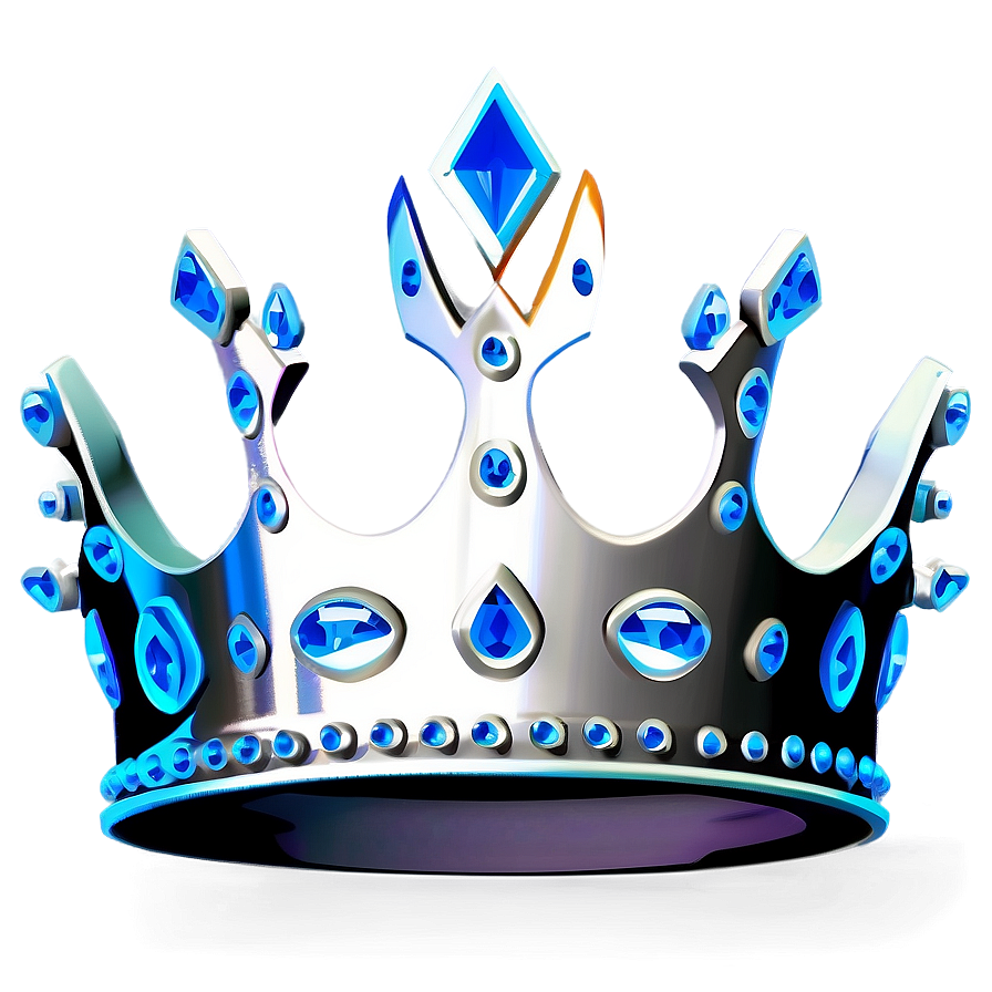 Modern White Crown Design Png Gqf16 PNG image