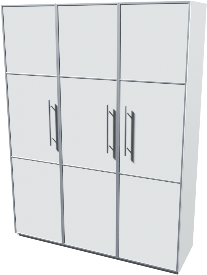 Modern White Cupboard Closet Design PNG image
