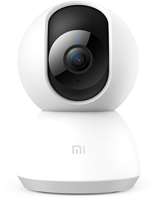 Modern White Mi Security Camera PNG image