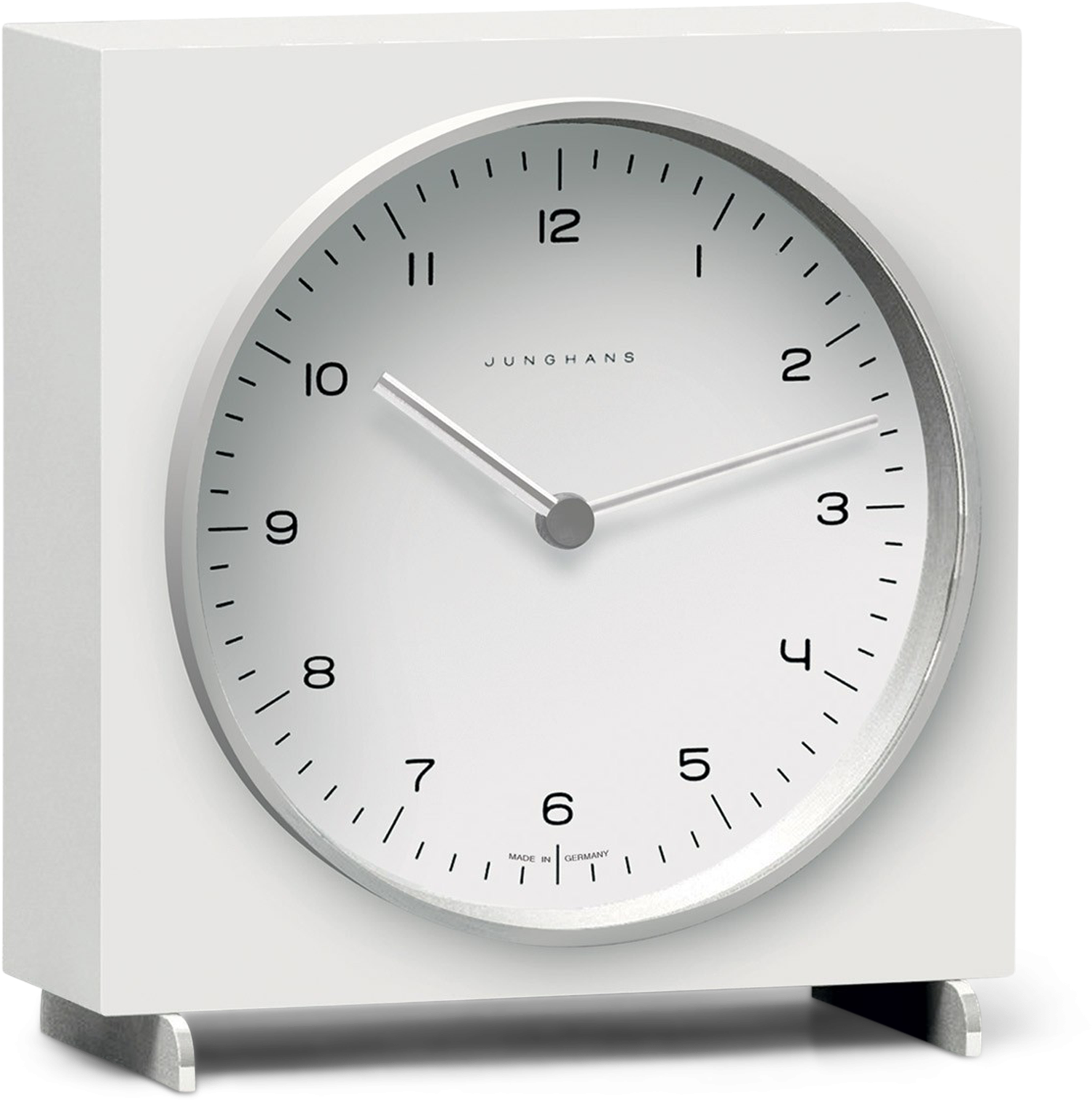 Modern White Wall Clock PNG image