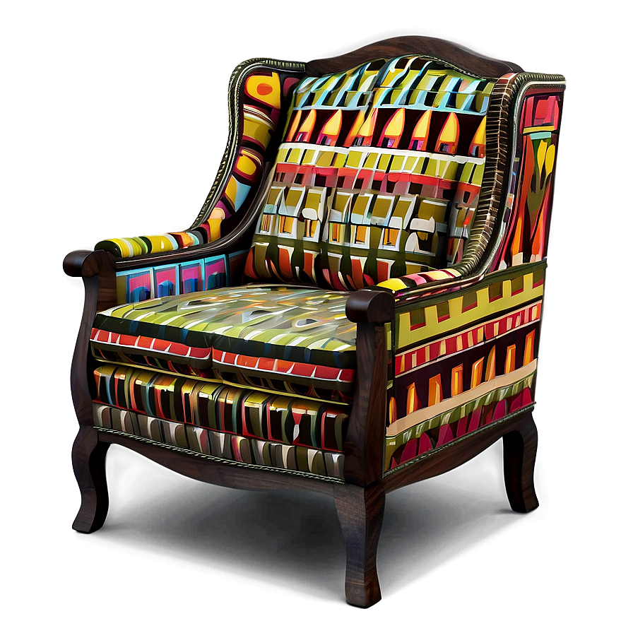 Modern Wingback Chair Png 24 PNG image