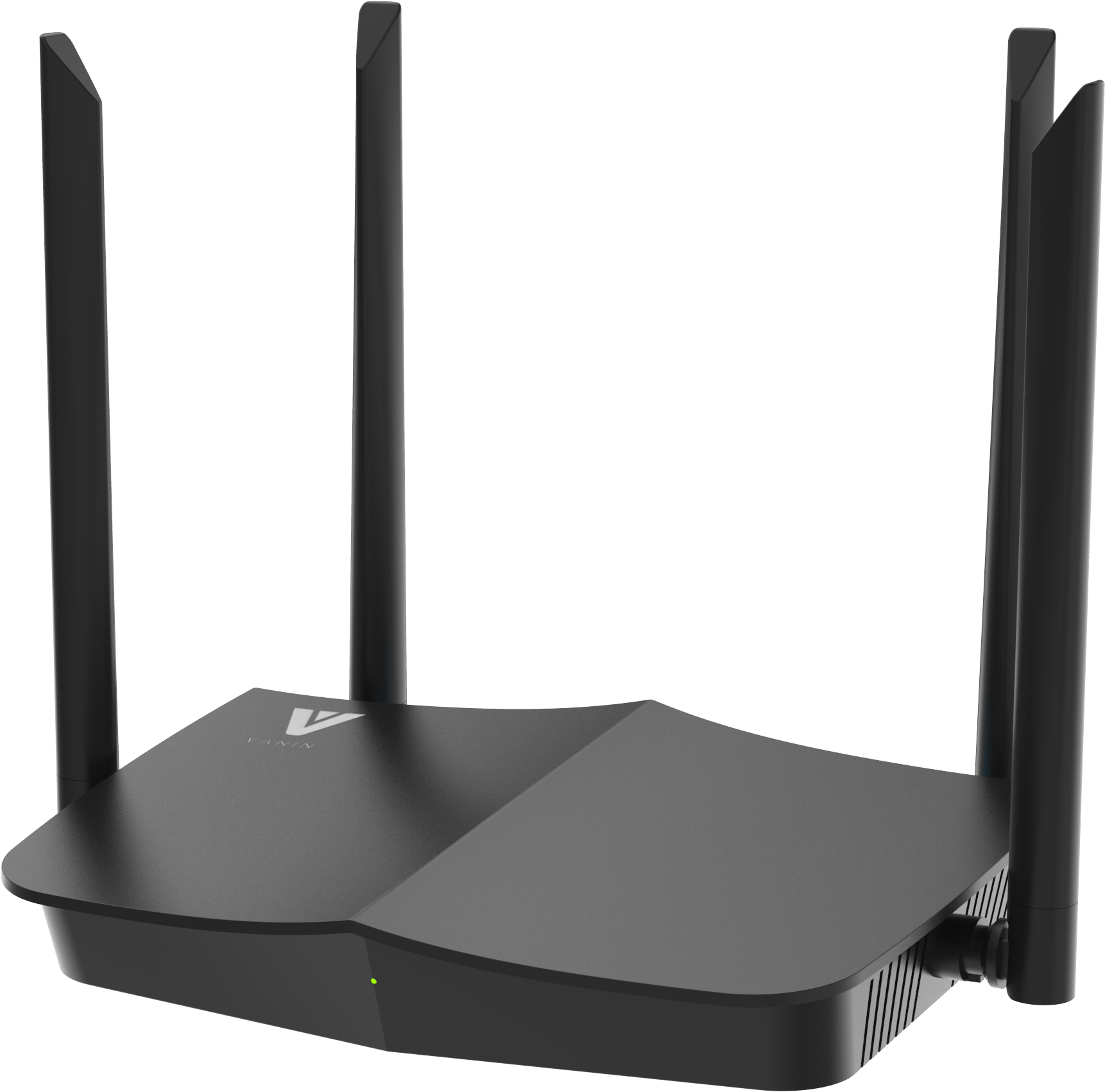 Modern Wireless Routerwith Antennas PNG image