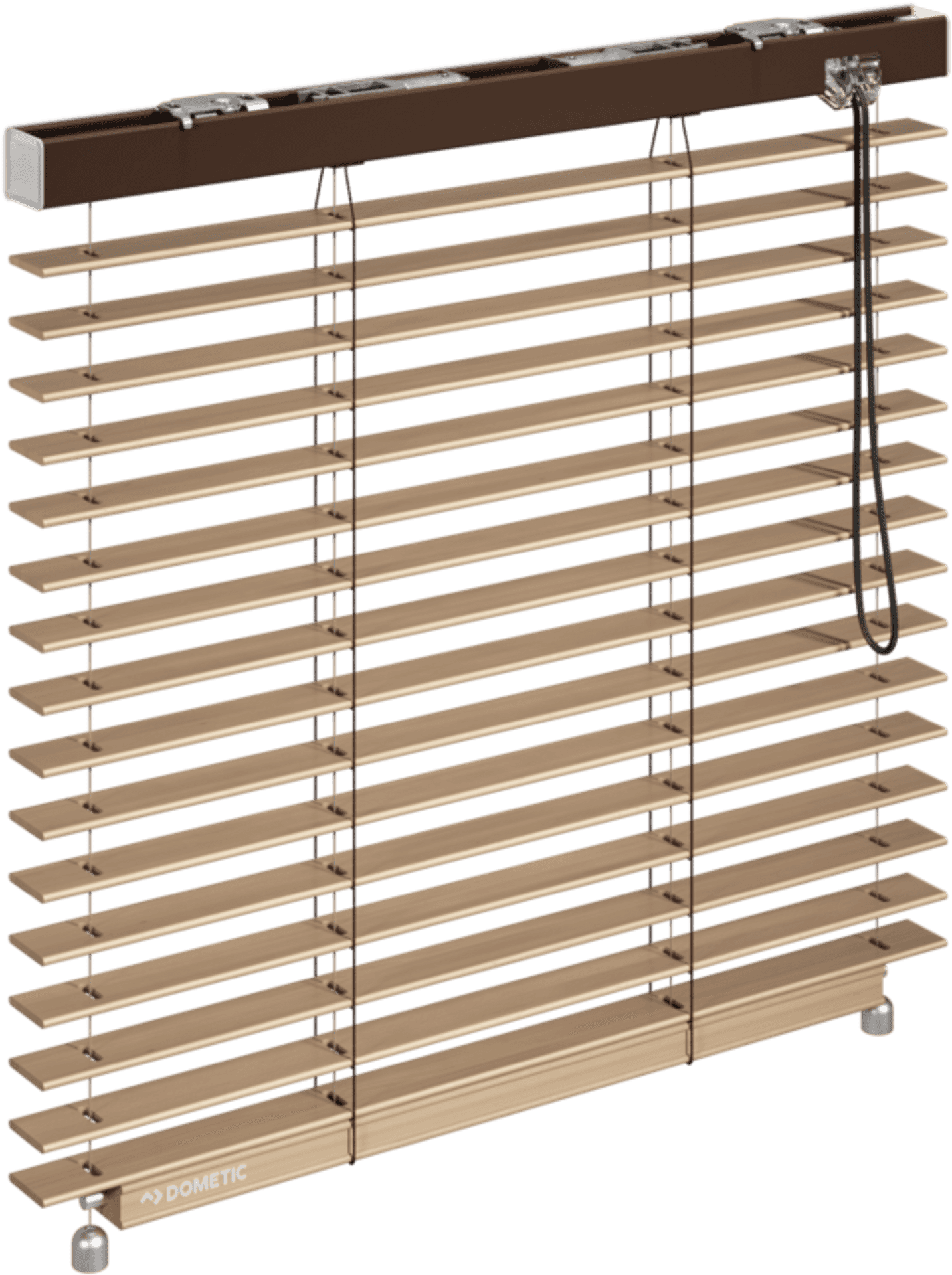 Modern Wooden Blindwith Cord PNG image