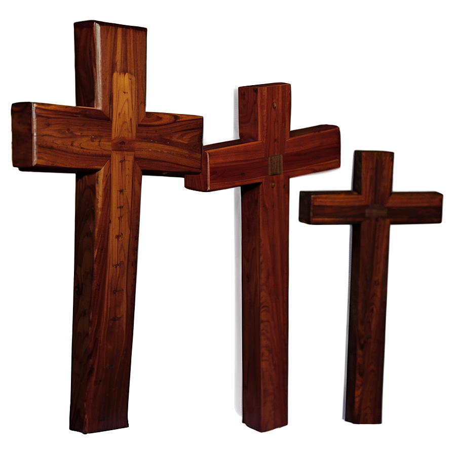 Modern Wooden Cross Png Gdu PNG image