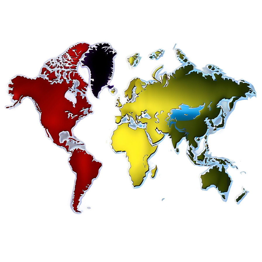 Modern World Map Png Xtv PNG image