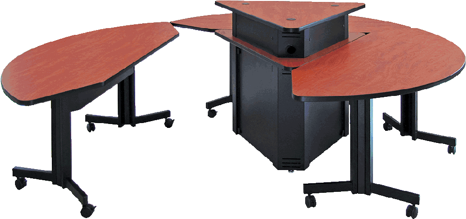 Modular Computer Workstation Desk PNG image