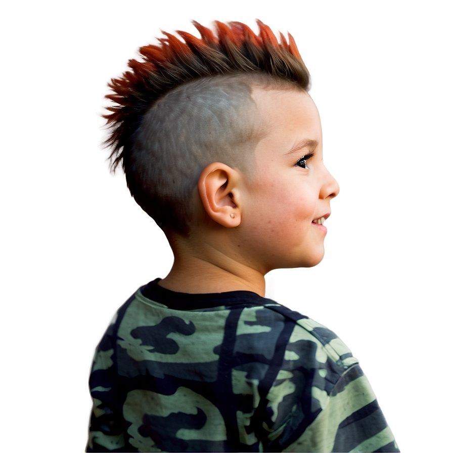 Mohawk Boy Hair Png Byc PNG image