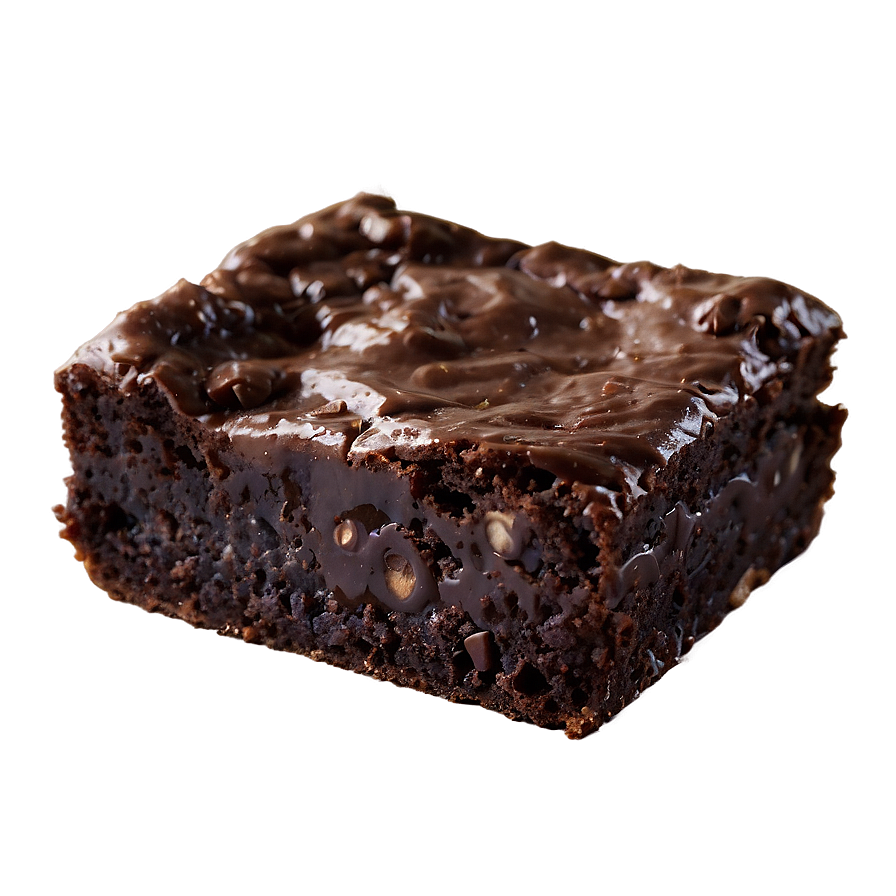 Moist Brownie Slice Png Sev50 PNG image