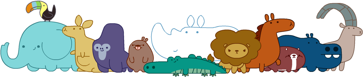 Molangand Friends Cartoon Characters PNG image