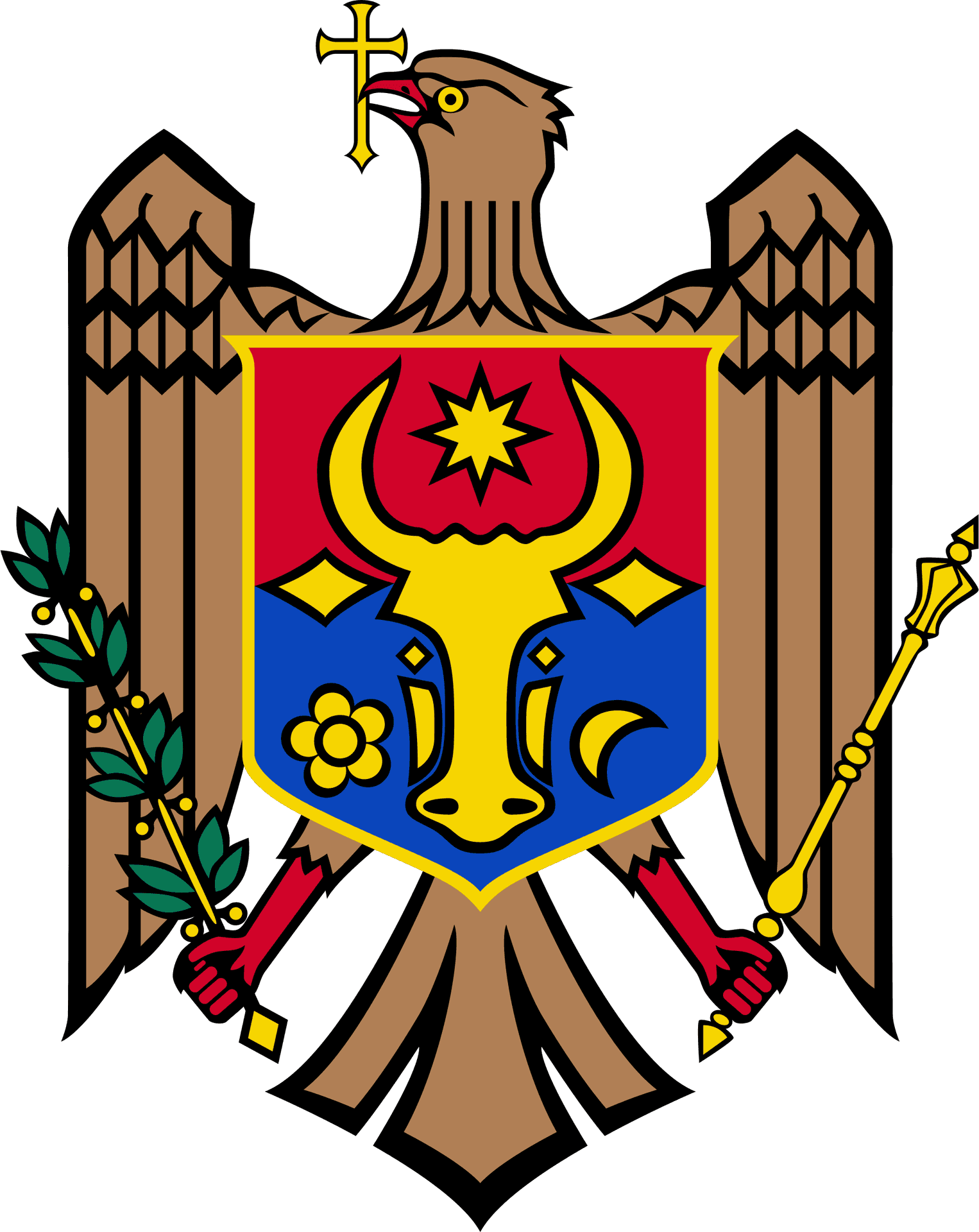 Moldova Coatof Arms PNG image
