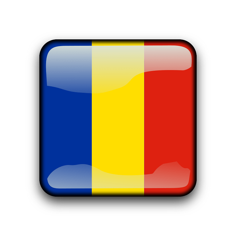 Moldova Flag Button Graphic PNG image