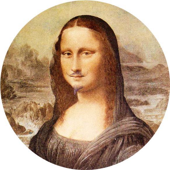 Mona Lisa Portrait PNG image