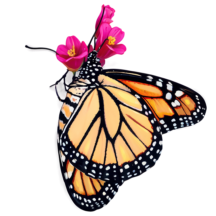 Monarch Butterfly Clipart Png Qfj PNG image