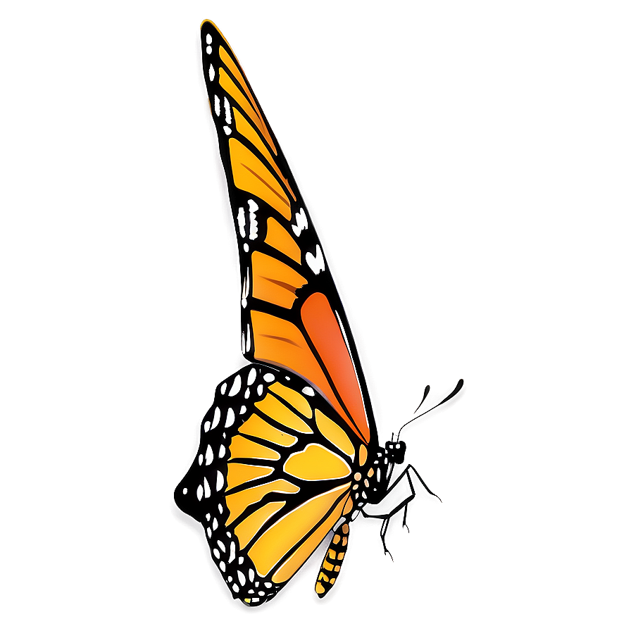 Monarch Butterfly In Garden Png Vyj66 PNG image