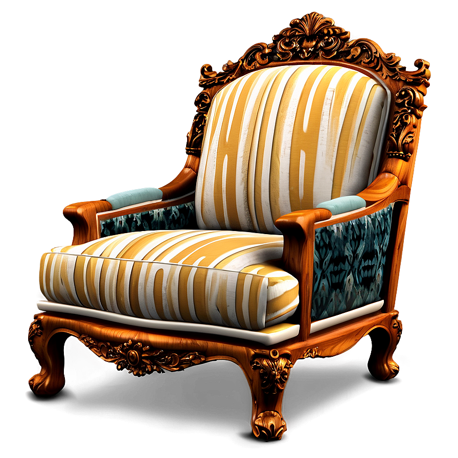 Monarch's Luxury Chair Png 06262024 PNG image