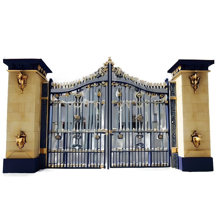 Monarchial Palace Gates Png Whr PNG image