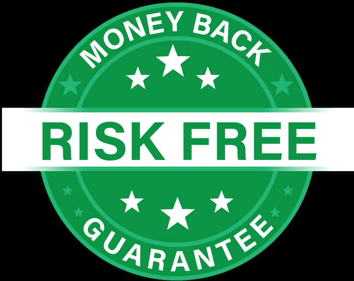 Money Back Risk Free Guarantee Seal PNG image