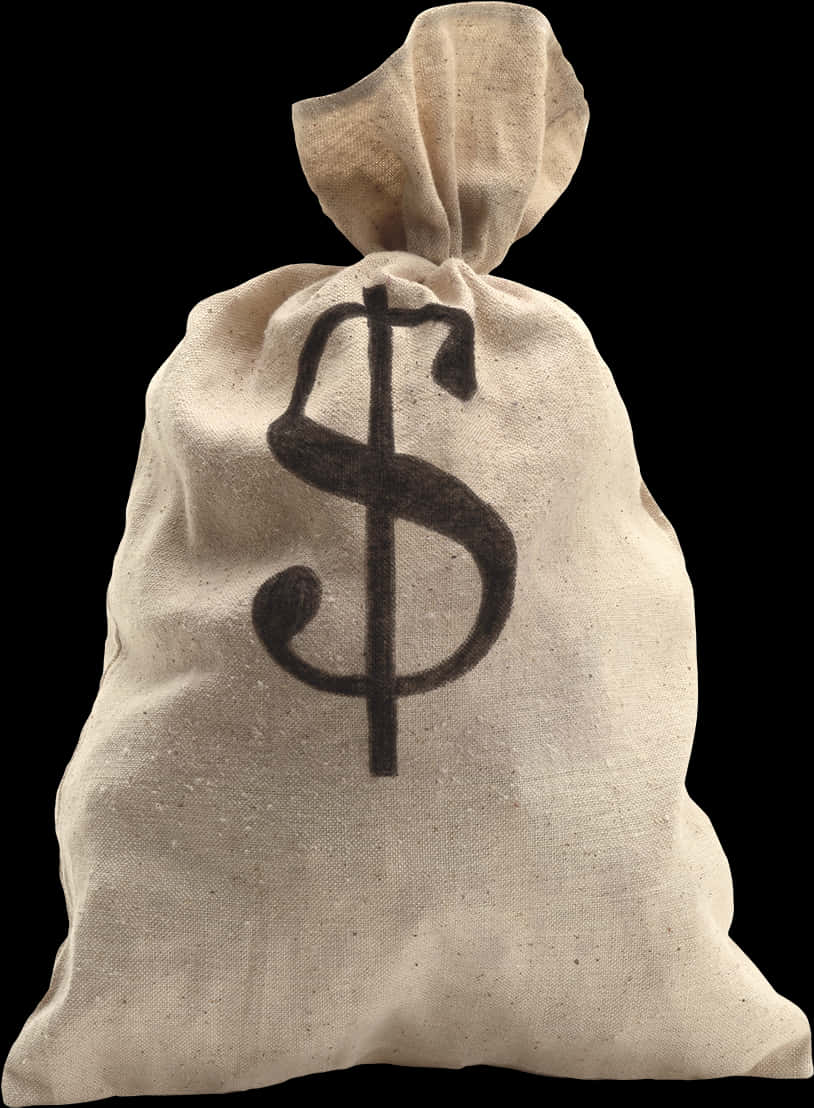 Money Bag Dollar Sign PNG image
