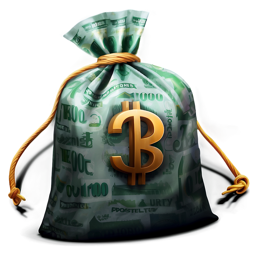 Money Bundle Bag Png 63 PNG image