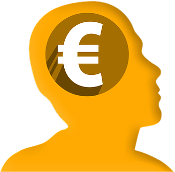 Money Minded Concept Illustration PNG image