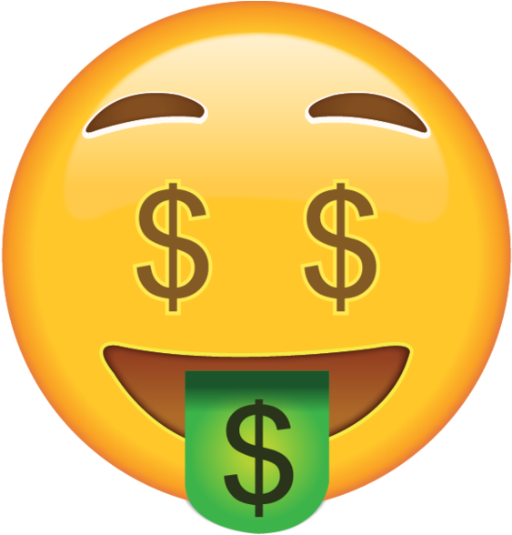 Money Tongue Emoji.png PNG image