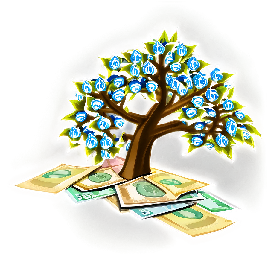 Money Tree Drawing Png 06272024 PNG image