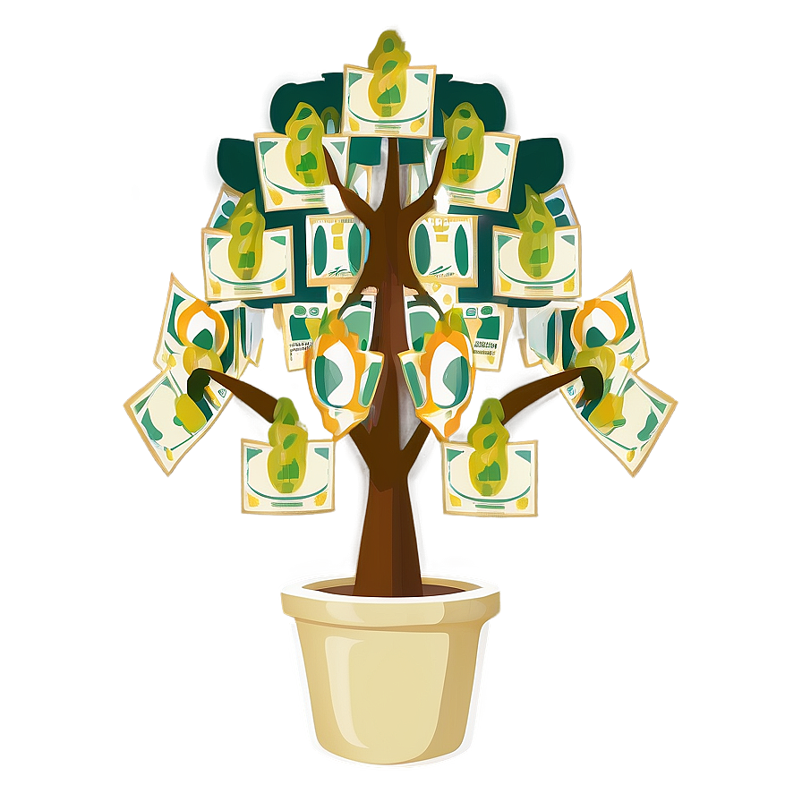 Money Tree Vector Png 85 PNG image