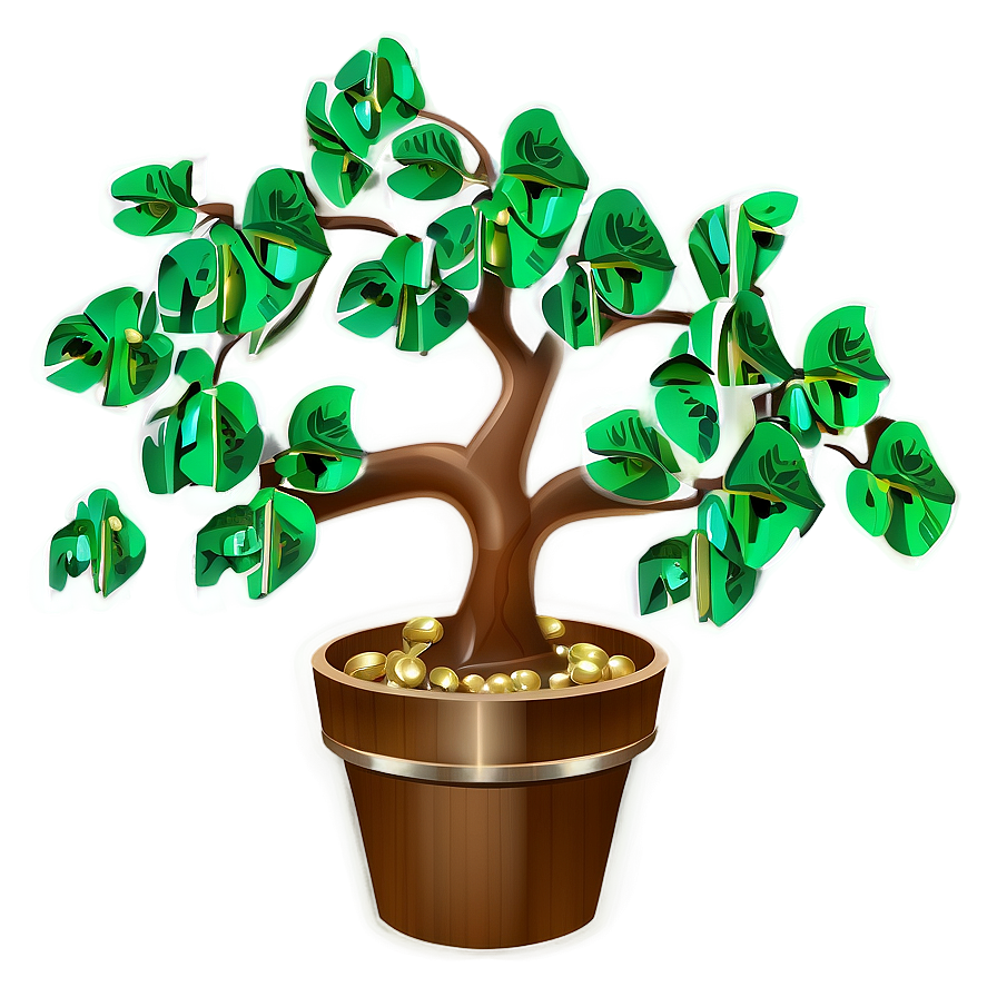 Money Tree Vector Png Yho40 PNG image