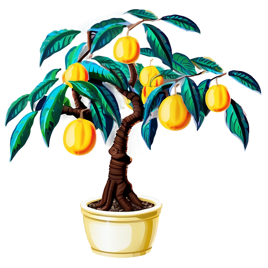 Money Tree With Fruits Png 41 PNG image