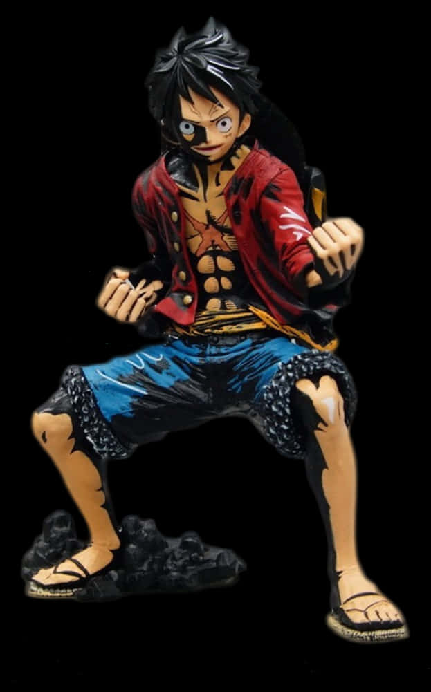Monkey D Luffy One Piece Figure PNG image